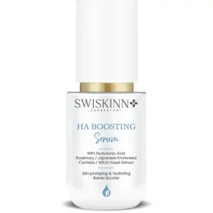 Swiskinn HA Boosting Serum with hyaluronic acid and rosemary for skin-plumping hydrating barrier booster